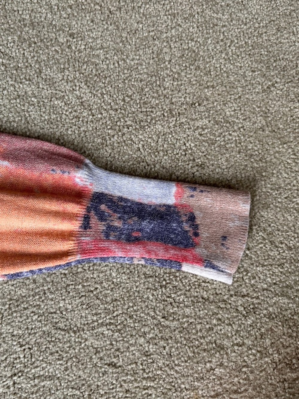 NIC & ZOE Printed Geo Sweater, XS, Puff Sleeve detail - Picture 11 of 15
